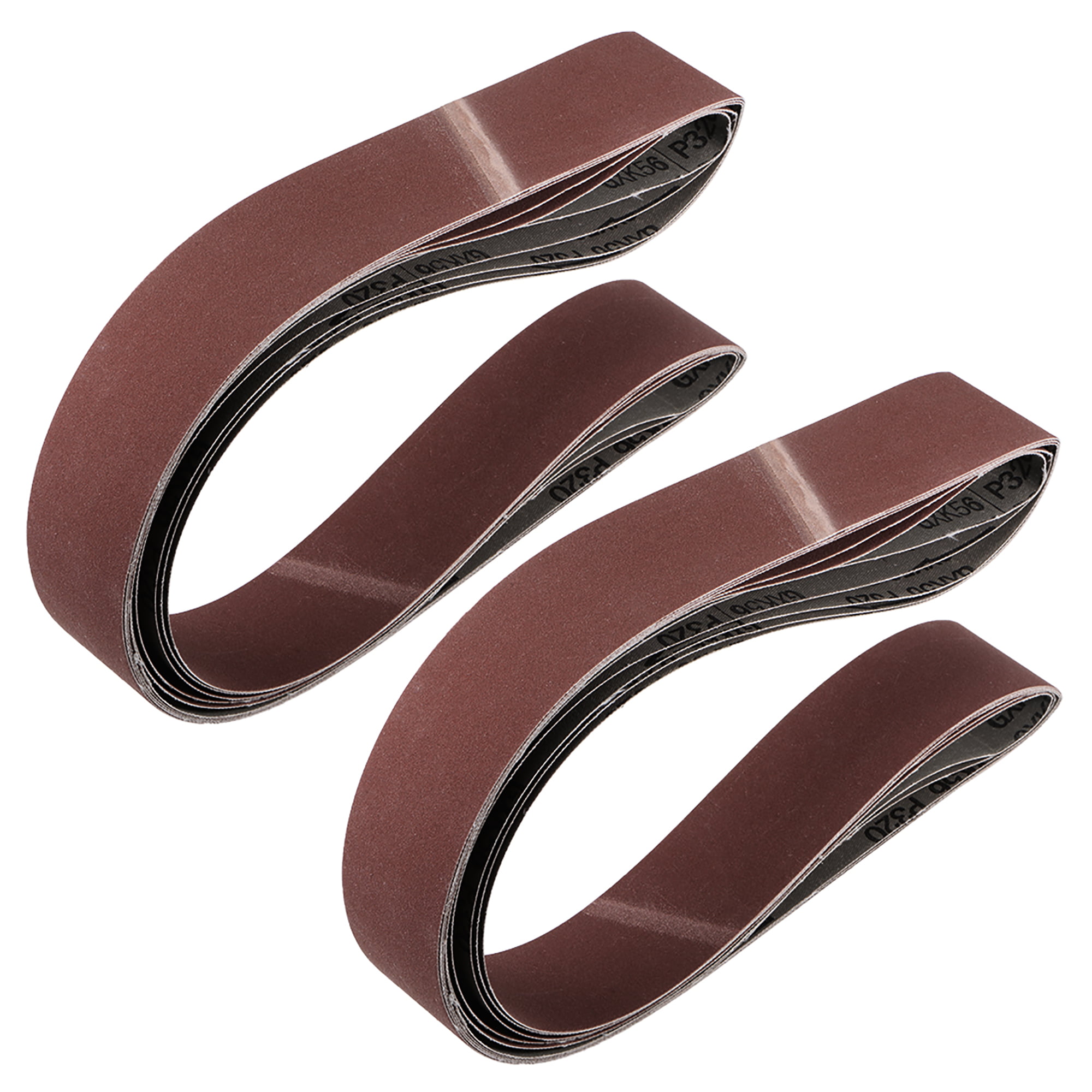 2 x 48 Inch Sanding Belt 320 Grit Sand Belts for Belt Sander 3pcs