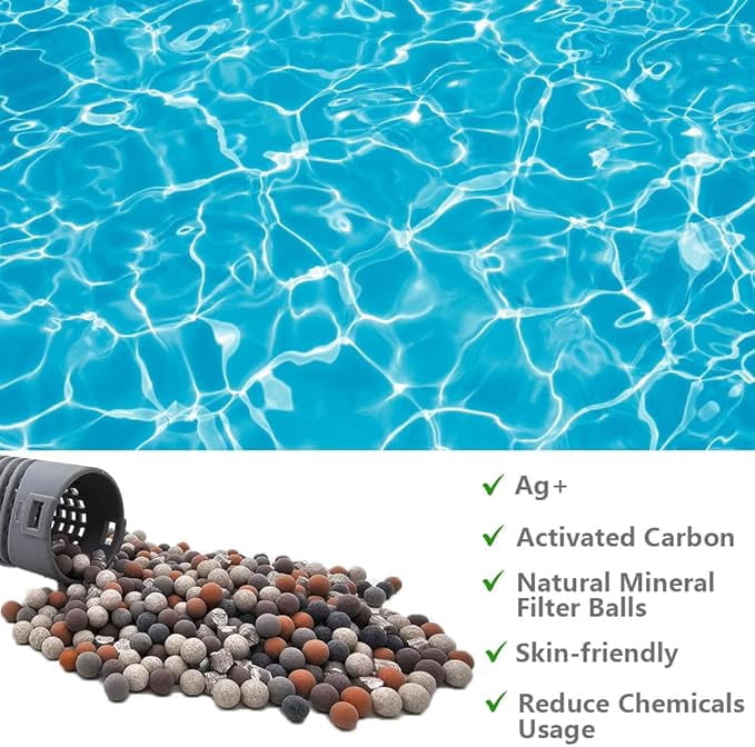 Silver Ion Cartridge for Hot Springs Spa, Hot Tub Silver Ion Cartridge, Spa Mineral Sticks for Hot Tub, Cartridge Compatible With Salt System, Keep Water Clean for 12 months 3-Packs