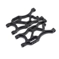 thumbnail image 3 of 2 brazos inferiores delanteros y traseros de aleación de aluminio compatibles con ARA109011 1/7 RC Car DIY Negro, 3 of 8