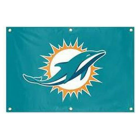Party Animal, Inc. TGMD Fan Banner - Dolphins - NO helmet on Dolphin