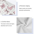 thumbnail image 3 of Coolnut Pink Bow Bath Towels Soft Absorbent Bath Towels Bath Towel Set of 3 for Home Hotel Bathroom Decor, 3 of 6