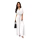 thumbnail image 1 of Palazzo Jumpsuit Con Escote V Modelo Lara Marca Fiorelli, 1 of 3