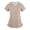 Khaki #064, variant on Scrubs for Women – Ultra Soft 4-Way Stretch V-Neck Top with Convenient Pockets, Easy Care Fabric Hot Pink M