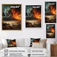thumbnail image 4 of Designart "Storm Raging SPIRAL III" Nautical & Beach Floater Framed Wall Art Print, 4 of 7