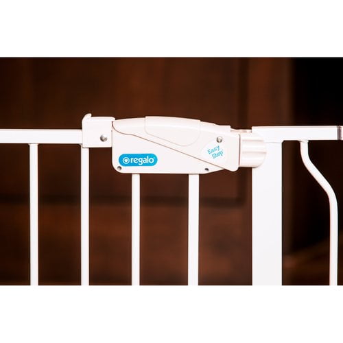 Extra Wide 58 Inch Walk Through Safety Locking Child Proof Dog Pet Gate White
