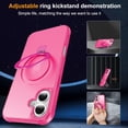 thumbnail image 2 of Funda de teléfono ZHOGTNEG para iPhone 16 Plus con soporte y soporte de anillo, 2 of 8