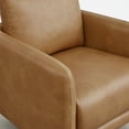 thumbnail image 4 of CHITA Swivel Accent Chair Armchair with Back Cushion,Fabric in Brown, 4 of 9