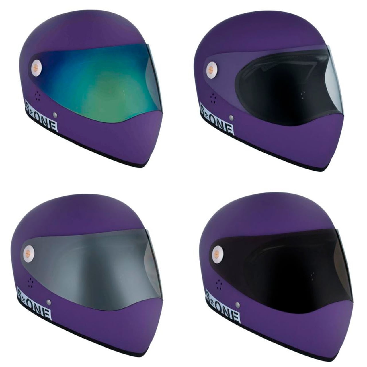 Multi-Impact Helmet S-ONE Lifer CPSC 23 Purple Matte XX-Large