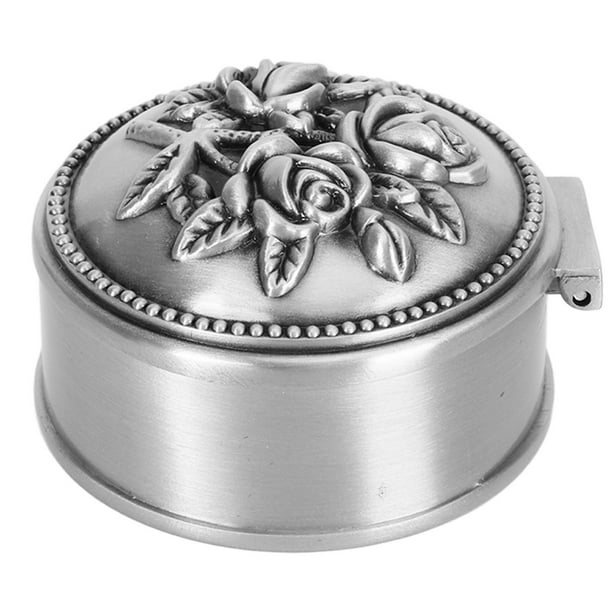 Metal Jewelry Box Vintage Metal Jewelry Box Trinket Box Vintage
