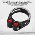 thumbnail image 4 of Bike  Post Clamp Aluminum Alloy Adjustable Bicycle Seatpost Lock Clamp Quick Release for Replacement, 4 of 8