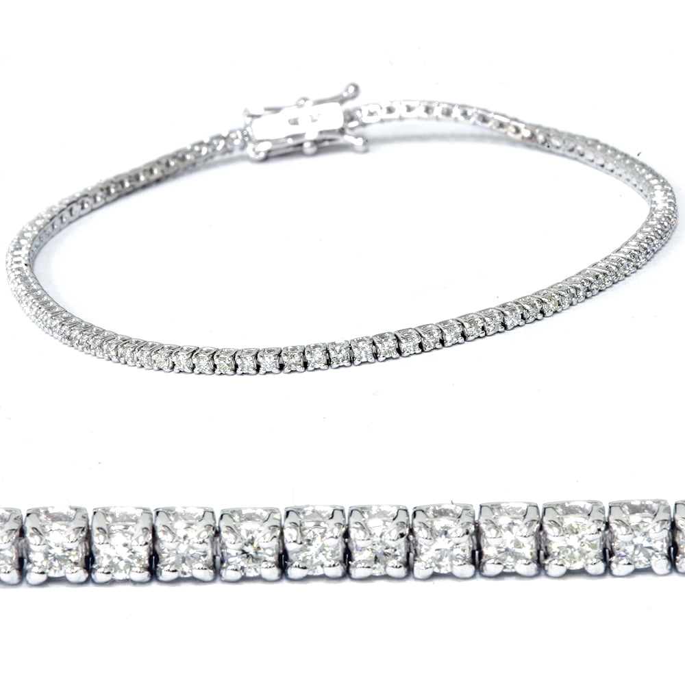 1 ct Lab Grown Diamond Tennis Bracelet 18k Walmart Canada
