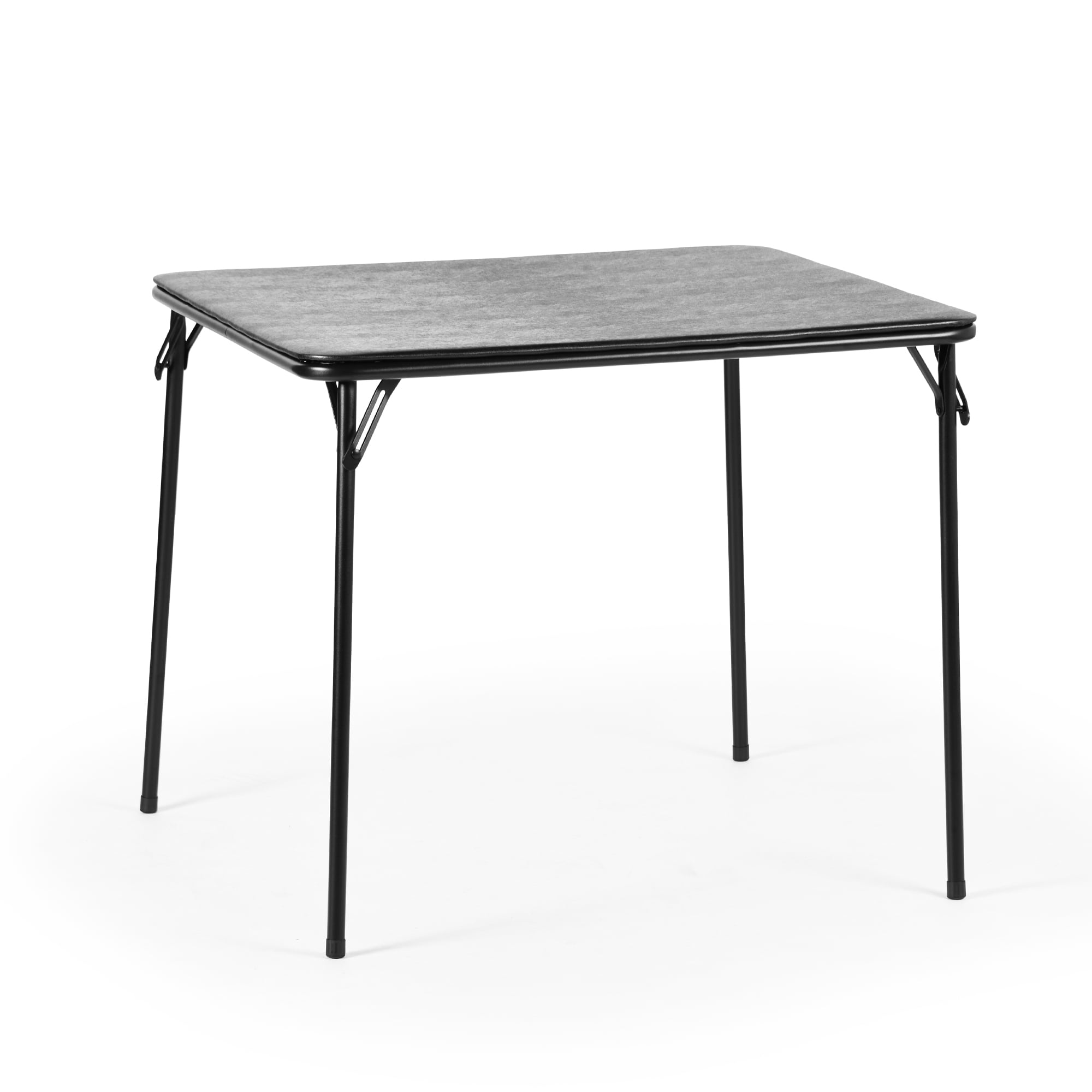 5-Piece Folding Table and 4 Chairs Set, No Assembly Foldable Dining Card Table Set, Space-Saving Furniture for Apartment Game Room Indoor Use