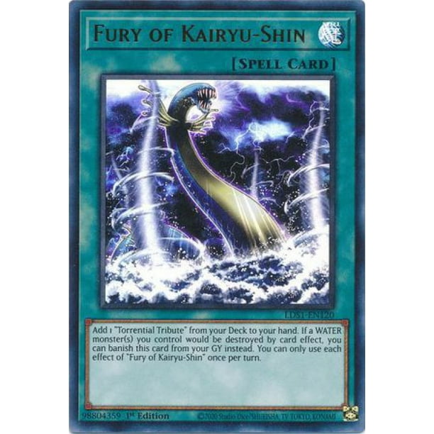 Yugioh Legendary Duelists Season 1 Fury Of Kairyu Shin Lds1 En1 Walmart Com