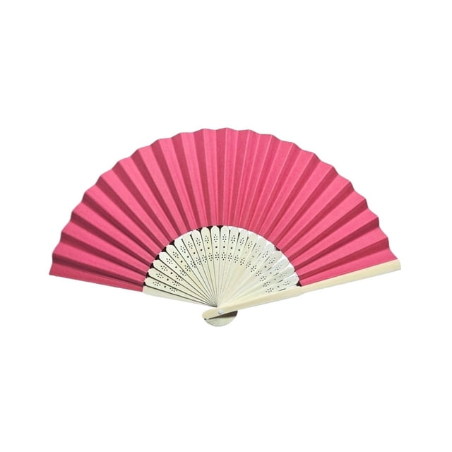 50 Pcs/lot Folding Elegant Paper Hand Fan Wedding