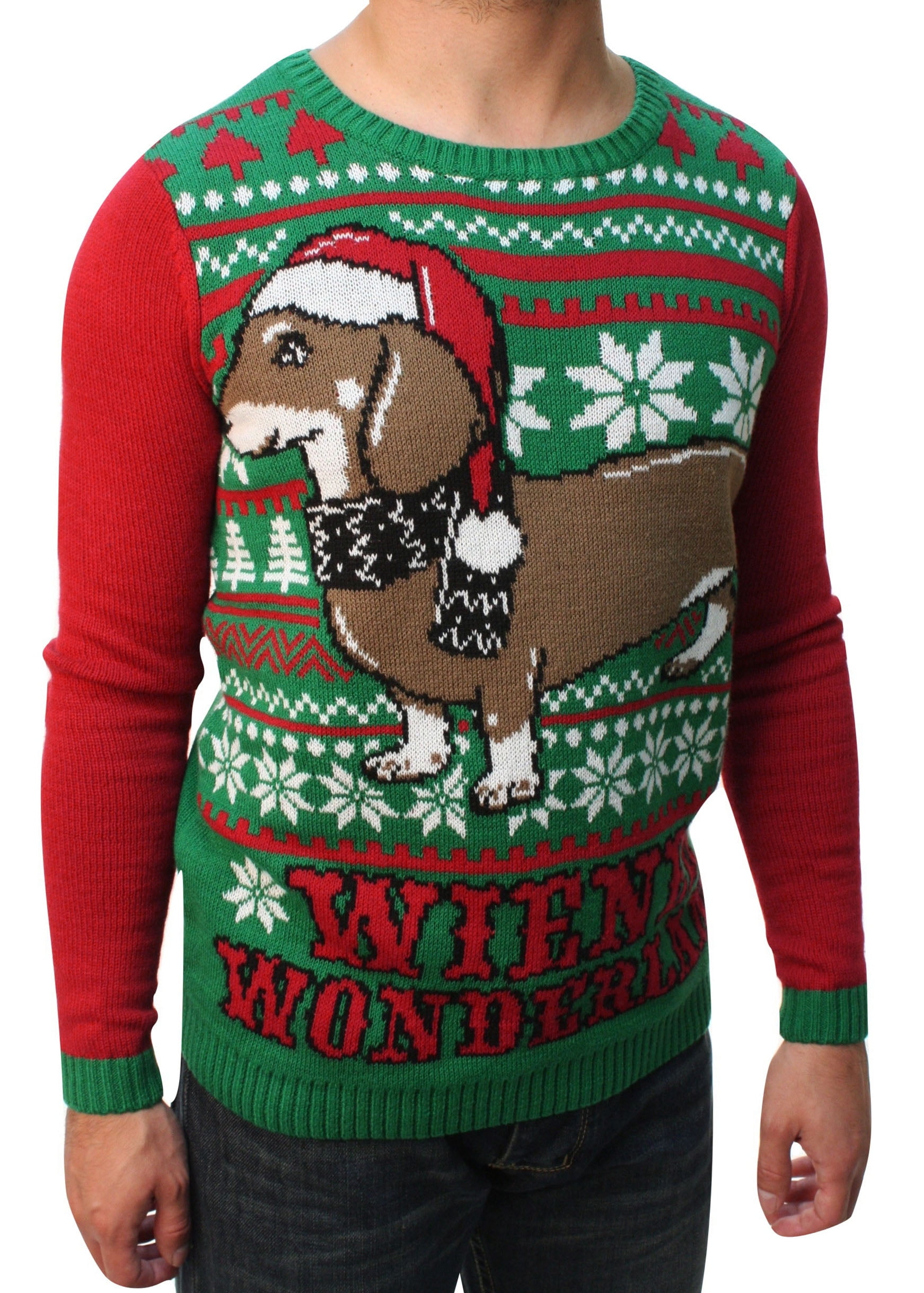 Ugly Christmas Sweater Ugly Christmas Sweater Teen Boy's Wiener