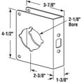 thumbnail image 3 of 1-3/8 in. x 4-1/2 in. Thick Stainless Steel Lock and Door Reinforcer, 2-1/8 in. Single Bore, 2-3/8 in. Backset, 3 of 7