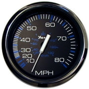 Compteur de vitesse Faria 33705-80 mi / h, noir Chesapeake