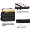 thumbnail image 5 of Bingfone Gold Glittering Hearts And Flamingos Laptop Sleeve Case 13 Inch, 360° Protective Computer Carrying Bag, 5 of 9