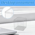 thumbnail image 3 of Clear Acrylic Cube Storage Bin Organizer 2.5 Inch Small Clear Display Box for Desktop Organization 1 Pack, 3 of 5