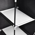 thumbnail image 6 of Wangbujianwang 71" Tall Freestanding Closet Organzier Clothes Garment Rack with Storage Shelves & 3 Hanging Rods (Black), 6 of 12
