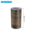 thumbnail image 2 of Uxcell Wood Grain Repair Tape 4.7in x33ft, Self Adhesive Realistic Textured Repair Tape Patch, Walnut, 2 of 7