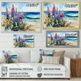 thumbnail image 4 of Designart "Seashore Blue Bonnets II" Blue Bonnets Wall Decor, 4 of 7