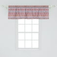 thumbnail image 2 of Ambesonne Ethnic Window Valance, Retro Spring Aztec Art, 54" X 18", Pale Blue Indigo, 2 of 3