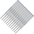 thumbnail image 3 of Lanier Combo Pack - 12 Pack - Monteverde Capless M42 Gel Ink Refill Compatible with most Montblanc Style Ballpoint Pens - Blue (Fine Tip 0.6mm), 3 of 3