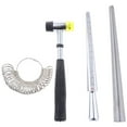 thumbnail image 3 of AMLESO 4 Packs Sizer Finger Size Measu Sizer Guage Metal Circle Models Jewelry, 3 of 8