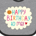 thumbnail image 4 of Inktastic Happy Birthday to Me Boys or Girls Baby Bib, 4 of 4