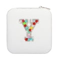 thumbnail image 2 of Jewelry Organizer Initial Travel Jewelry Case Portable Jewelry Travel Boxes Jewelry Organizer Personalized Jewelry Box Gifts For Women And Girls for Pantry and Cabinet Organization, 2 of 3