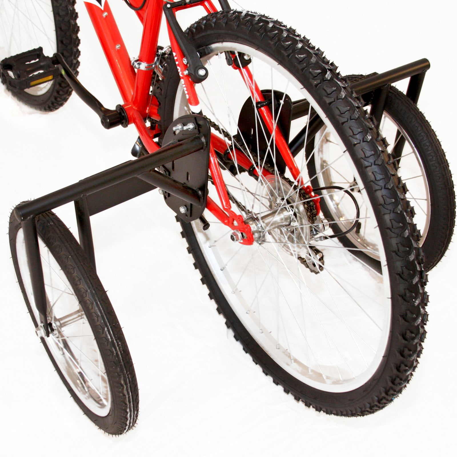 Bike Training Wheels,Durable Mute Bike Stabilizers with Light Mounted Kit Safe