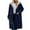 Blue, variant on qucoqpe Womens 2025 Fall Reversible Long Sleeve Fleece Jacket Zip Up Hoodie Pockets Long Warm Winter Coat Outerwear