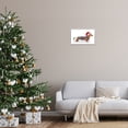 thumbnail image 3 of Stupell Industries Christmas Lights Wrapped Dog Holiday Painting Gray Framed Art Prints Wall Art, 18 x 12, 3 of 10