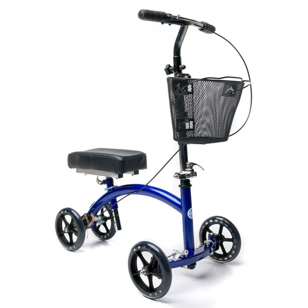 KneeRover Deluxe Steerable Knee Walker Knee Cycle Scooter Leg Walker Crutch Alternative with