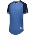 thumbnail image 2 of Russell  Youth Classic V-Neck Baseball Jersey, True Red & Royal & White - Medium, 2 of 2