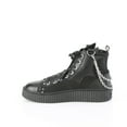 thumbnail image 3 of Demonia SNEEKER-230 Men's 1 1/2" Platform Rubber Sole High Top Lace Up Front Creeper Shoes Sneakers, 3 of 5