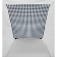 thumbnail image 2 of Light Blue & White Checked Gingham Dining Room Chair Back Covers or Seat Covers by Penny's Needful Things (Chair Back Cover Only) (18 W x 18 H CHAIR BACK), 2 of 4