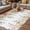 White Light Pink, variant on Watercolor Floral Outdoor Rug for Patio/Deck/Porch, Non-Slip Large Area Rug 5 x 8 Ft, Spring Roses Eucalyptus Leaf Plants Beige Indoor Outdoor Rugs Washable Area Rugs, Camping Rug Carpet Runner