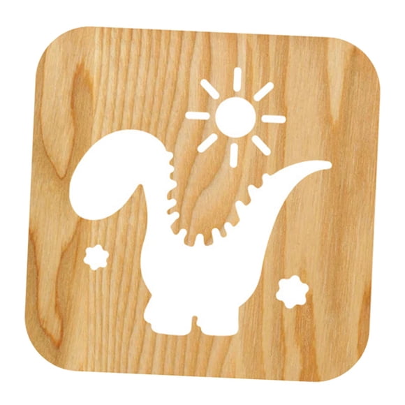 Luz de Noche LED de 3D Hueco Lámpara de Escritorio USB Decoración para Niños