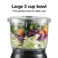 thumbnail image 6 of Hamilton Beach Stack & Press 2 Speed Food Chopper & Mini Food Processor, 3-Cup, Black, 6 of 9