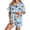 Z4-Light Blue, variant on Muxikeji Clothes Silk Pajamas,Comfortable Women Pajama Sets for Halloween Stylish Round Neck Design With Decorative Pattern for Fall and Winter Seasons Pjs