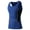 1Blue, variant on Compression Shirts for Men Slimming Shirt Body Shaper Vest U Neck Sleeveless Shirts Quick Dry Athletic Stretch Tunics Tees Light Breathable Beach Camisole Workout Running Gym Camis