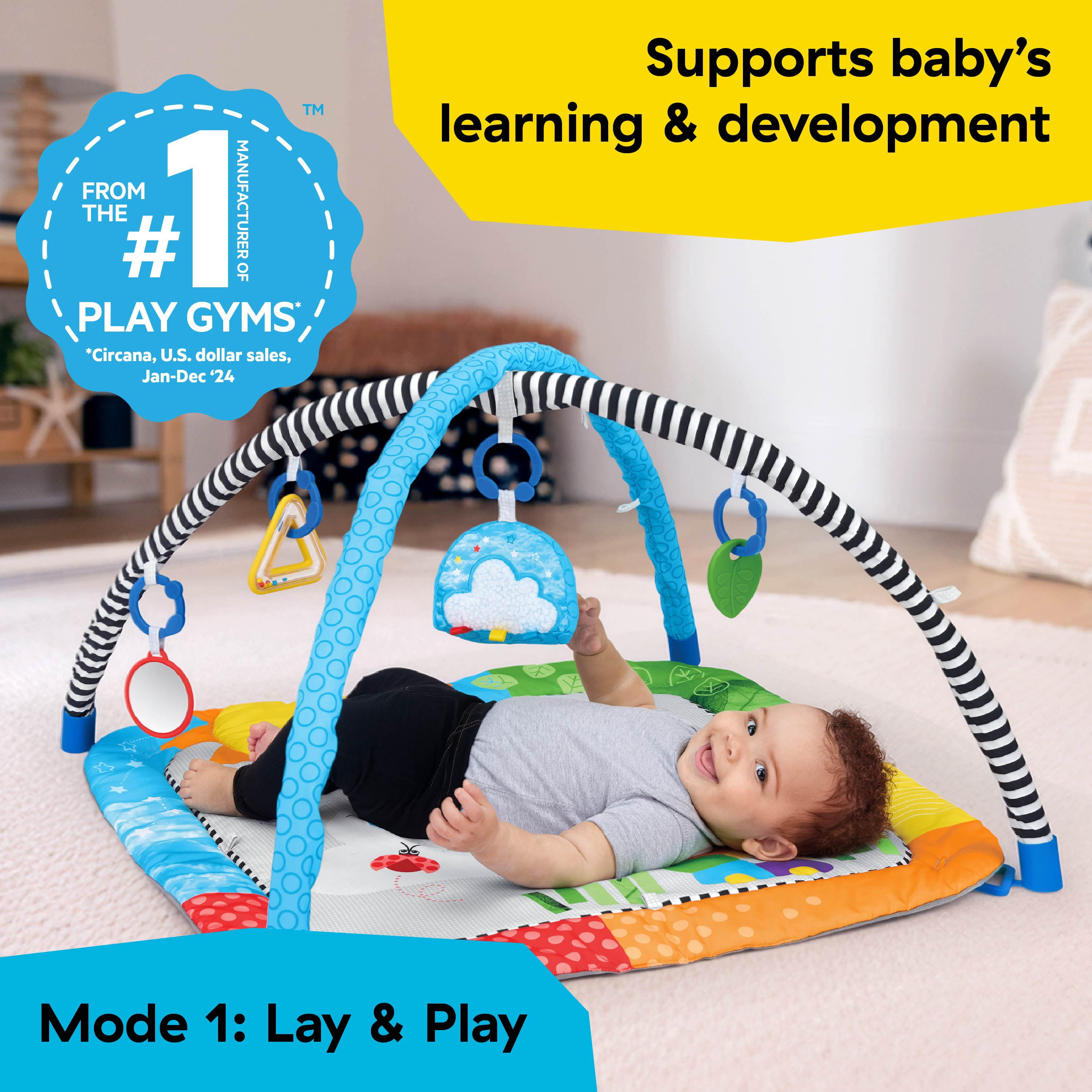 Baby Einstein Cal's Curiosity Center FoldAway Play Gym