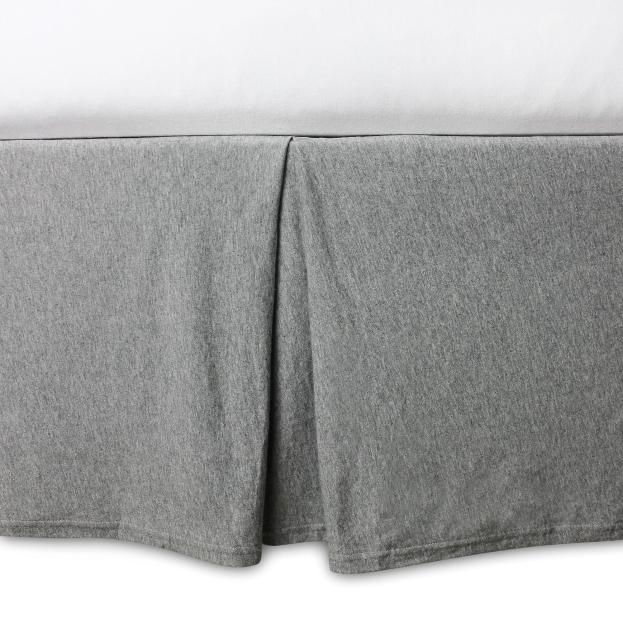 Burt S Bees Baby Organic Crib Skirt Heather Grey Walmart Com