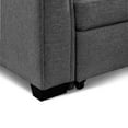 thumbnail image 5 of Tufted Sectional Chaise Sofa Sleeper with Storage in Dark Grey, 5 of 14