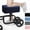 Navy Blue, variant on General Knee Scooter Cushion - Short Fluff Knee Scooter Pads Relief Pain Removable Cover and Thick Memory Foam Cushion Insert Universal Fit Roller Accessories (Navy Blue)