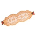 thumbnail image 1 of Abbracc 13x45 Inch Lace Table Runner Tablecloth Christmas Party Table Decor Gold, 1 of 5
