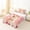 Pink, variant on Erosebridal Kawaii Rabbit Twin Sheet Sets 3pcs For Kids,Love Heart Flowers Bedding For Girls