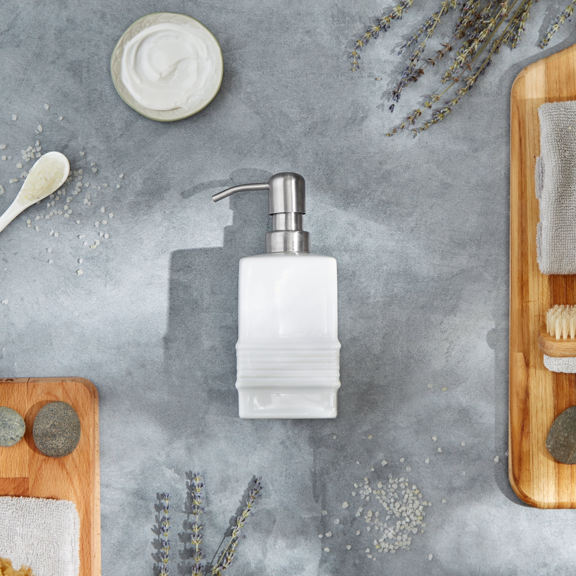 Stoneware Soap Pump Dispenser